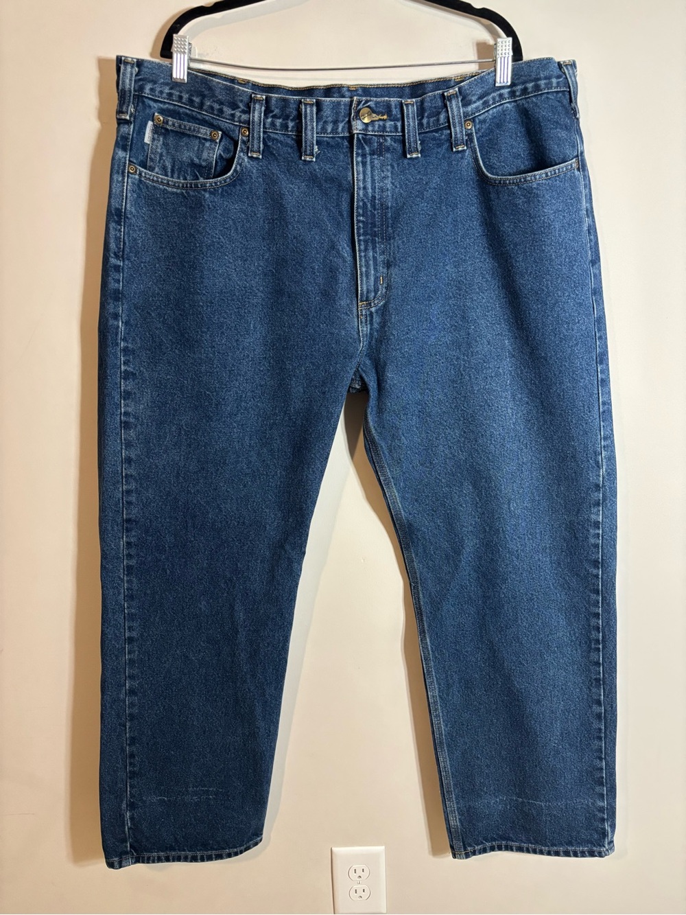 Carhartt B480 DVB Traditional Fit Jeans Denim Workwear 44x30